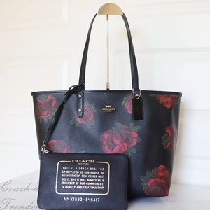 Reversible Coach tote